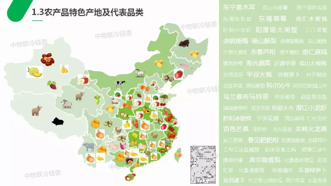 中国物产地图图片